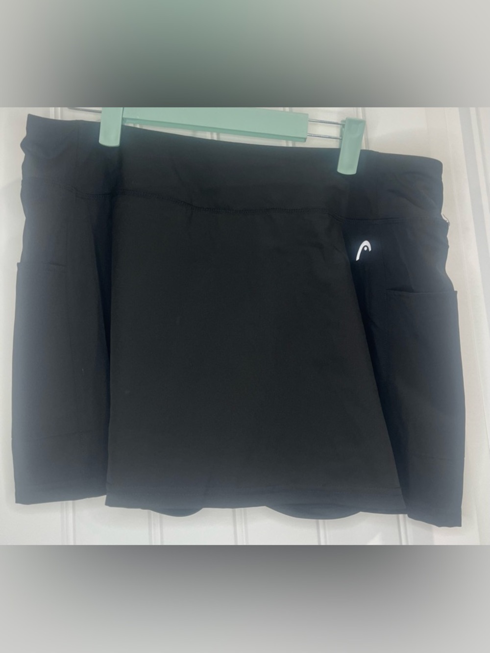 Head Black Athletic Skort with White Logo